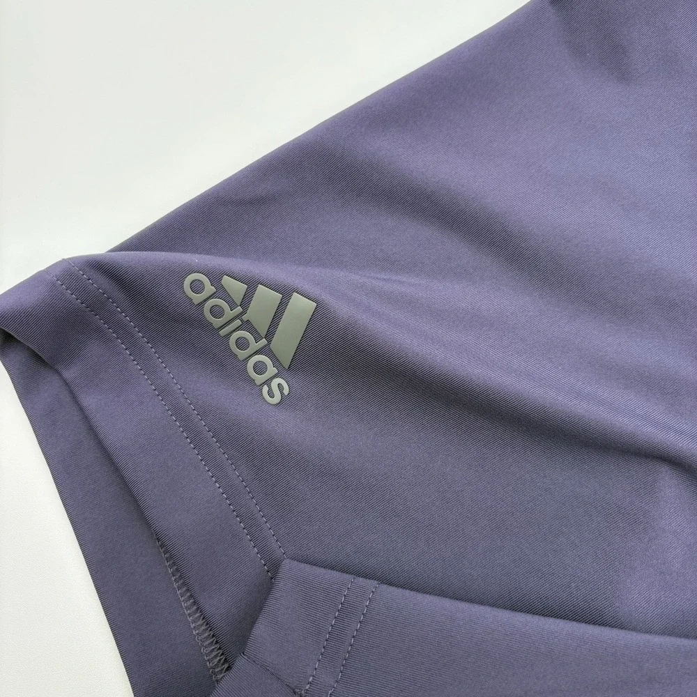 Adidas NWT Mens Polo Shirt XL Tech Purple A514 Golf Primegreen DAMAGED READ